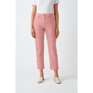 Vintage Elliott Lauren Red White Seersucker Stripe Pants – Size 8 – USA Made